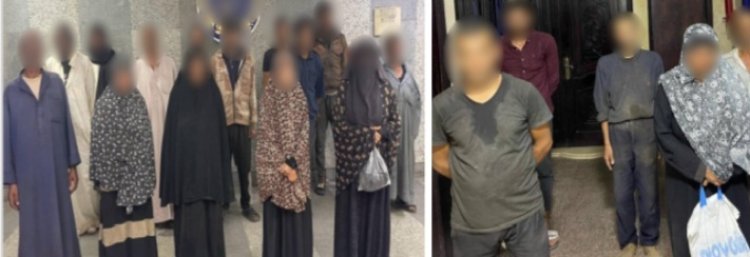 القبض على 19 رجل وسيدة استغلوا 11 طفل فى أعمال التسول بالقليوبية 