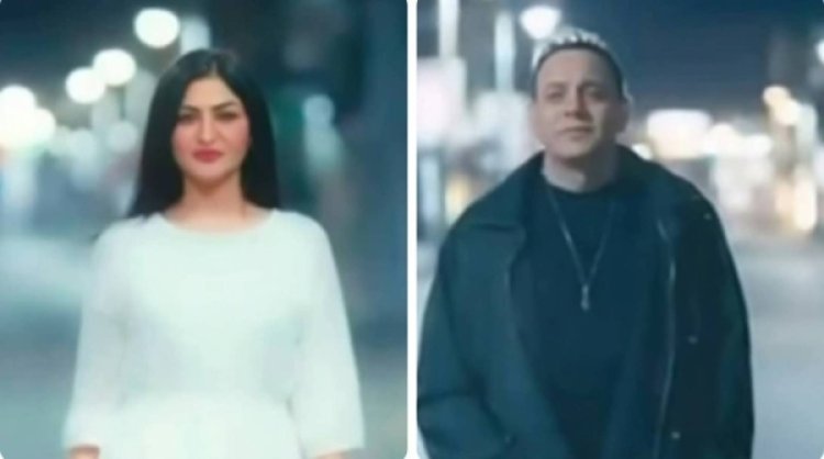 لأول مرة.. زوجة مصطفى قمر تشاركه الظهور في فيديو كليب «مش هاشوفك»