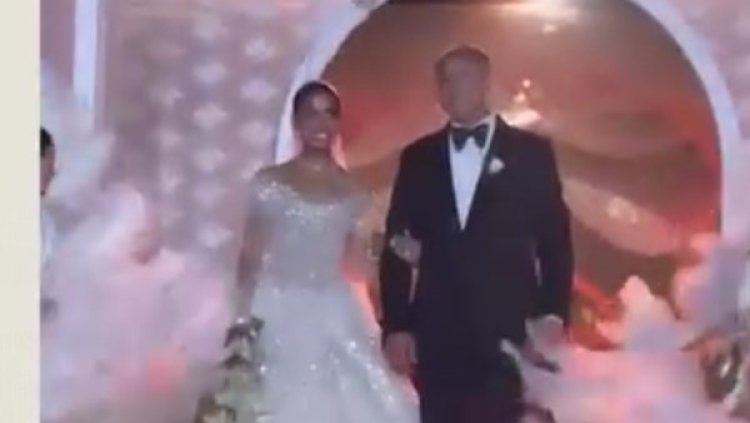 نجوم الفن يحتفلون بزفاف ابنة محمد السعدي.. وأنغام تشعل الأجواء