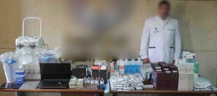 ضبط  منتحل صفة طبيب بمنطقة التجمع الخامس 