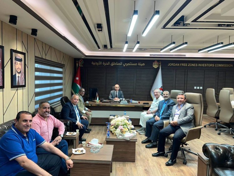 وفد الاتحاد الدولي لرجال الأعمال يبحث فرص الاستثمار في المناطق الحرة الأردنية
