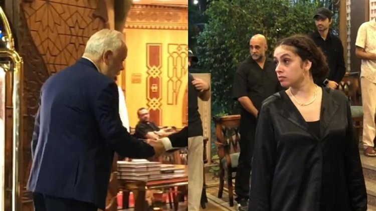 أشرف زكي أبرزهم.. نجوم الفن يشاركون في عزاء والد الفنانة رباب طارق