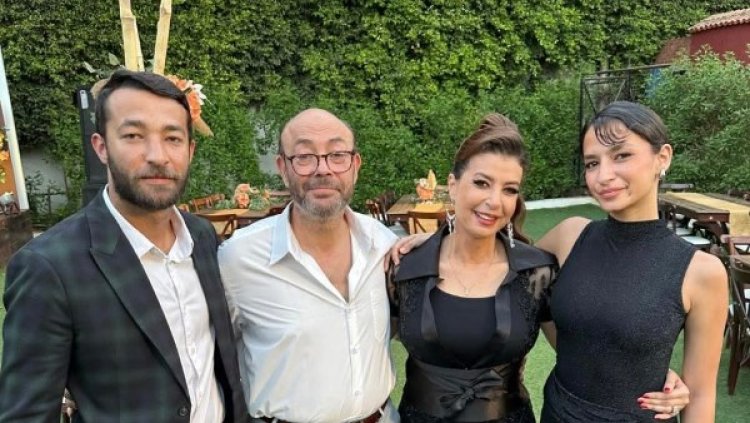منال سلامة تنشر صورة عائلية دافئة: أهم من في حياتي