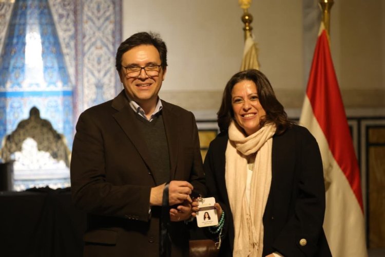 أميرة سيد مكاوي سفيرة لوزارة الثقافة المصرية ضمن مجموعة من المؤثرين