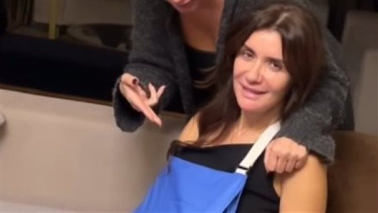 تعرض الفنانة غادة عادل لكسر في الذراع