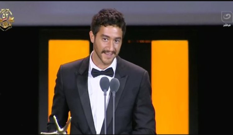 اول تعليق من  أحمد مالك خلال تكريمه من مهرجان المركز الكاثوليكي للسينما