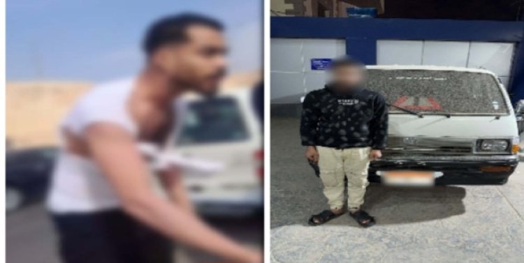 القبض على سائق ميكروباص لتعديه على راكب والتسبب في إصابته بالخليفة 