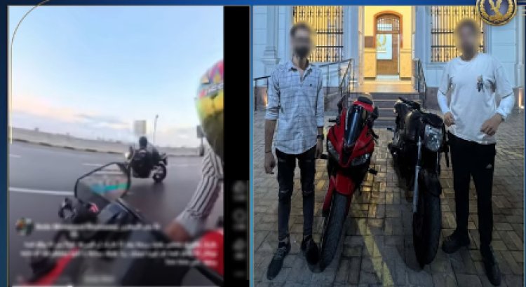 أحدهما سقط على الأرض.. القبض على المتهمين بالسير برعونة في الإسكندرية