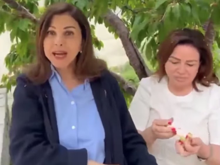 إلهام شاهين توثق مغامراتها في لبنان:«سرقت الكرز وماجدة الرومي أكلته»