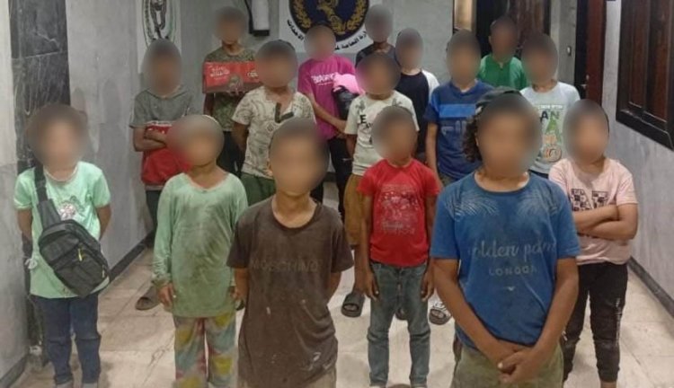 ضبط 17 شخصًا لاستغلال الأطفال في التسول بالقاهرة