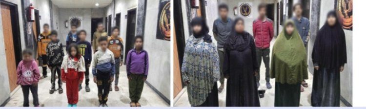 القبض على 11 رجلا وسيدة استغلوا 15 طفلا فى التسول بالجيزة