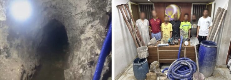 ضبط 7 أشخاص بالقاهرة لقيامهم بالحفر والتنقيب غير المشروع عن الآثار