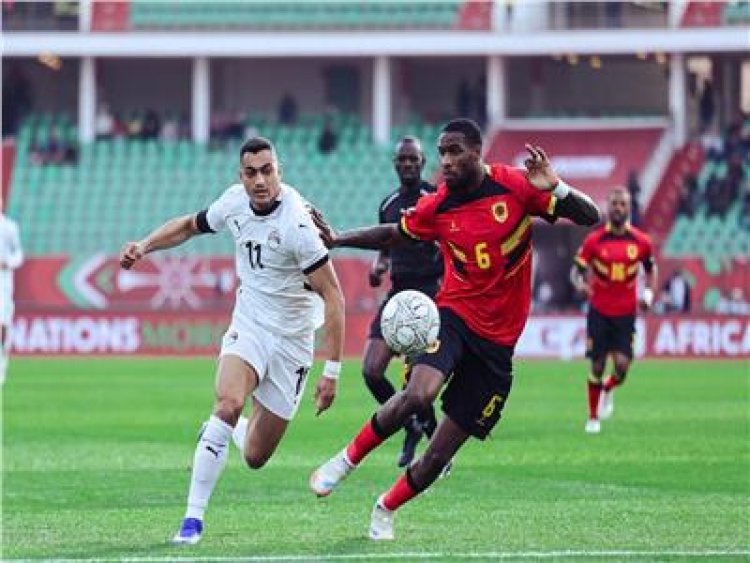 شوط اول سلبي بين مصر وأنجولا في أمم إفريقيا