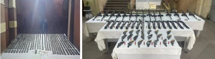 الداخلية"  تصفي  بؤر إجرامية وتضبط طناً من المخدرات و83 قطعة سلاح