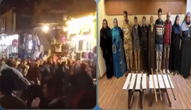 أمن الغربية يكشف ملابسات فيديو مشاجرة طنطا.. ضبط 10 باعة جائلين