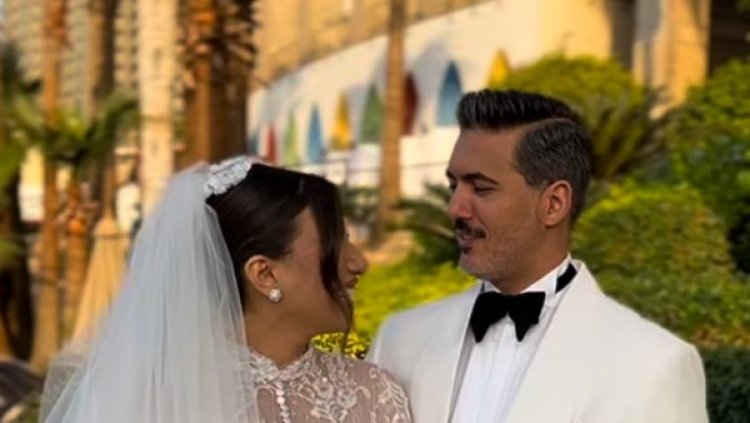 اللقطات الأولى من حفل زفاف هايدي موسى في القلعة