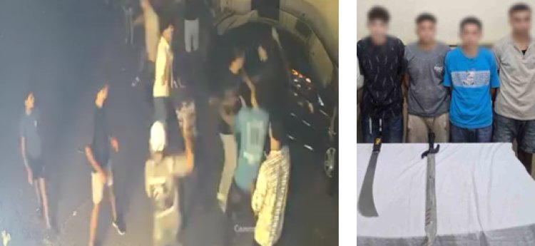 ضبط 4 أشخاص في الإسكندرية لتشاجرهم بالأسلحة البيضاء بسبب معاكسة فتاة