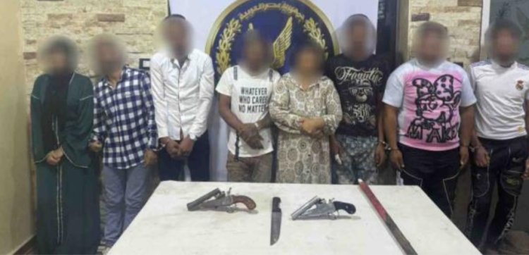 القبض على 9 أشخاص بعد مشاجرة طاحنة بسبب معاكسة سيدة بالسلام