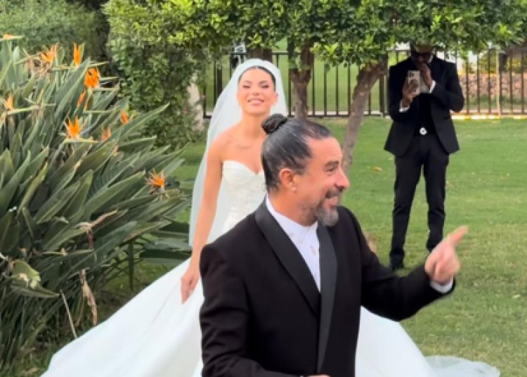 الصور الأولى من حفل زفاف المخرج هادي الباجوري على هايدي خالد