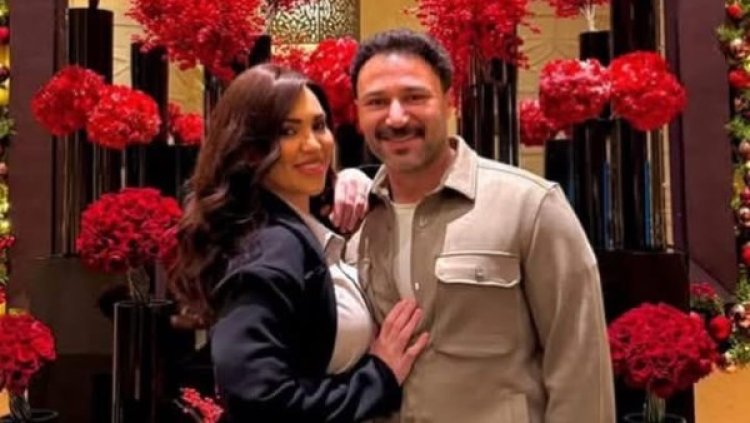 مى فاروق توجه رسالة رومانسية لزوجها محمد العمروسي