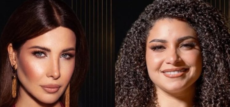 نانسي عجرم ونسمة محجوب في حفل خاص بالمتحف المصري الكبير 16 يونيو