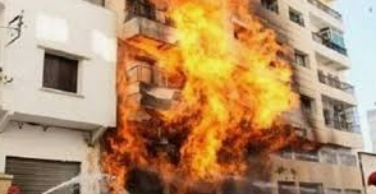 نشوب حريق كبير بفرن عيش في شارع البترول بعزبة النخل والحماية المدنية تسيطر عليه