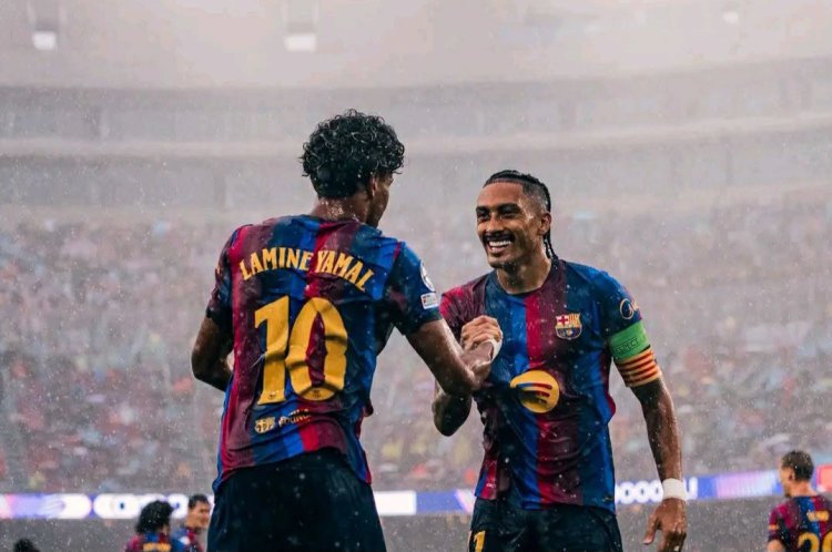 حمزة عبدالكريم لم يشارك.. برشلونة يبدأ مشواره الأوروبي بخماسية أمام فينورد