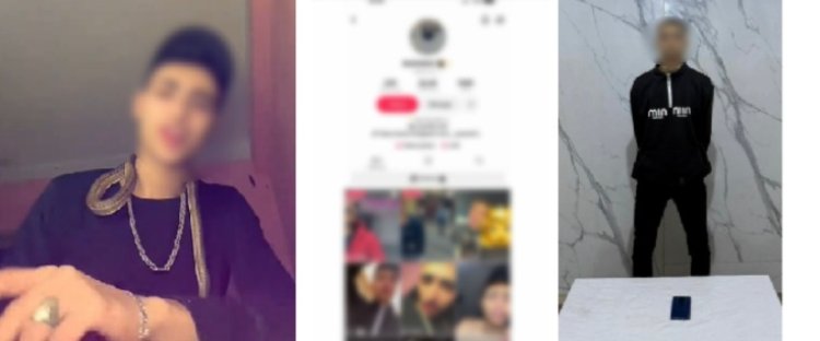 القبض على تيك توكر شهير لنشره فيديوهات تروج لأعمال البلطجة
