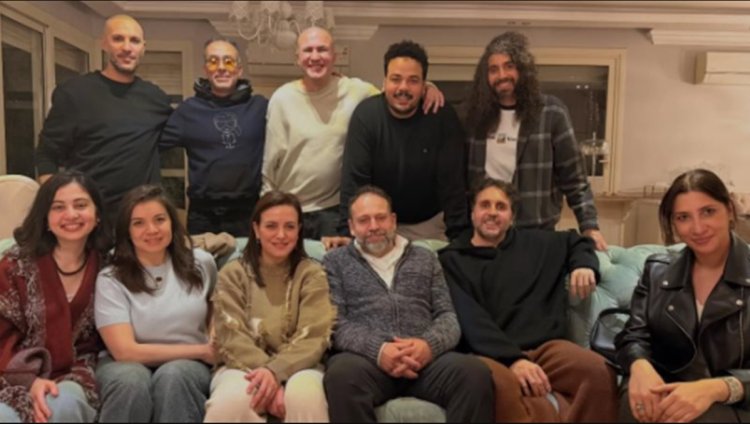 مع صحابي الغشاشين.. هشام ماجد يشارك كواليس «برشامة» بصورة طريفة