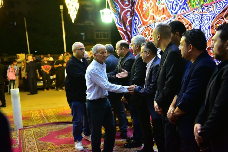 نجوم الرياضة يقدمون واجب العزاء في الراحل محمد صبري بالحامدية الشاذلية | صور