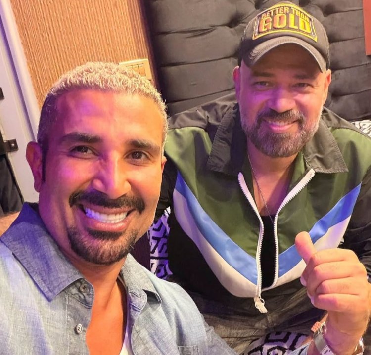 كواليس مليئة بالضحك والبهجة.. أحمد سعد يتعاون مع خالد تاج الدين فى أغنية جديدة