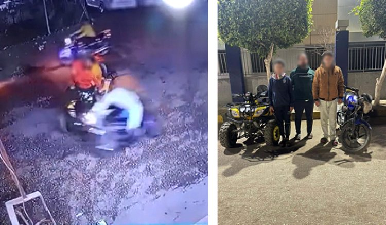 ضبط "طفل البيتش باجي" وصاحب الدراجة بعد فيديو التصادم المروع بالشهداء