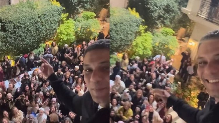 والدة آسر ياسين تحتفل بنجاح اتنين غيرنا وتغني تتر المسلسل وسط الأهل والأصدقاء