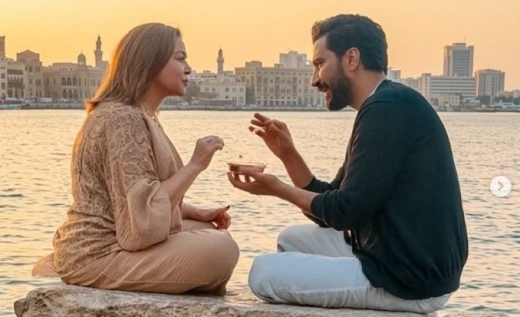 إلهام شاهين تشوق الجمهور بكواليس «حين يكتب الحب»