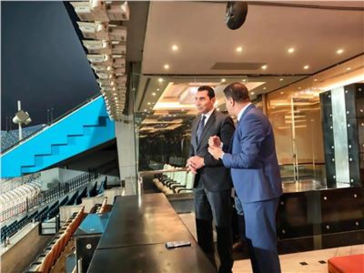 وزير الرياضة يتفقد استاد القاهرة قبل عودته لاستضافة المباريات