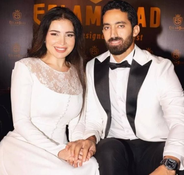 مي عز الدين تشيد بنجاح الدكتور أحمد تيمور: «فخورة بيك يا زوجي»