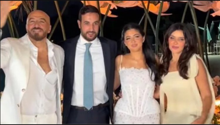 خطوبة مريم ابنة غادة عادل ومجدي الهواري على شاب من خارج الوسط الفني