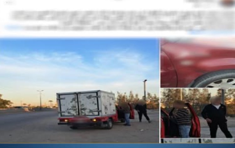 ضبط قائد سيارة "ربع نقل" بعد بلاغ "صدم وهروب" 