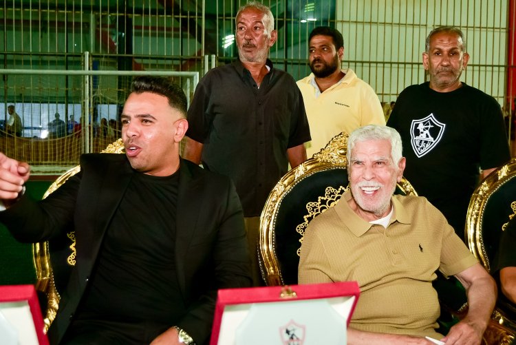 بالصور.. افتتاح ملعب «1» بقطاع الناشئين في الزمالك بحضور حسن شحاتة وحازم إمام