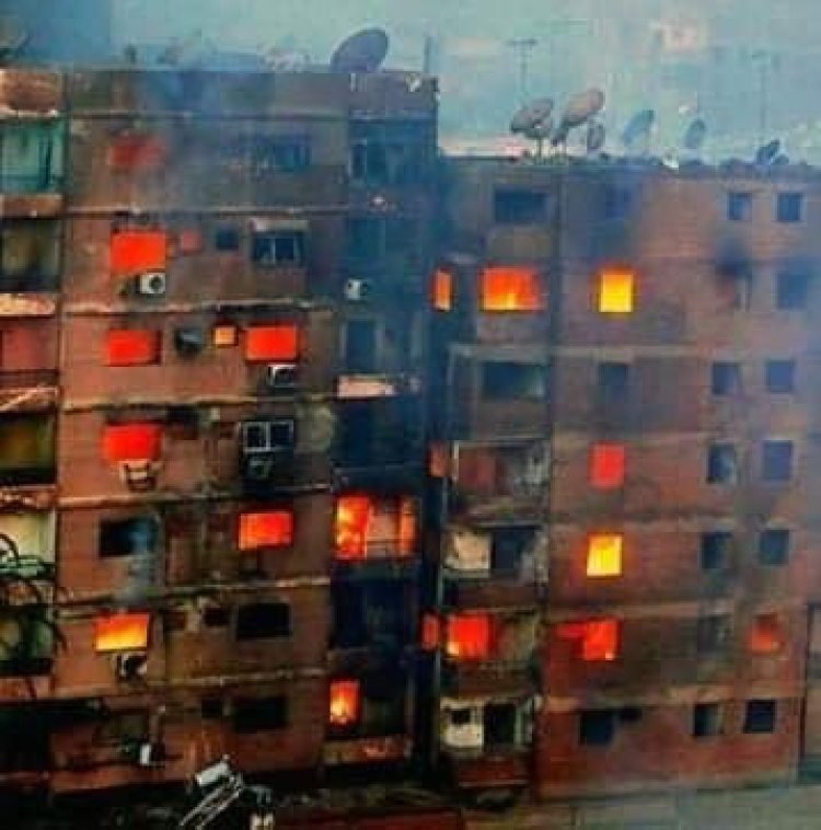 الحكومة: 15 ألف جنيه لكل أسرة متضررة من حريق أستوديو الأهرام