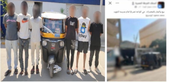 فيديو فضحهم.. ضبط المتهمين بترويج المخدرات داخل توك توك بمدينة نصر