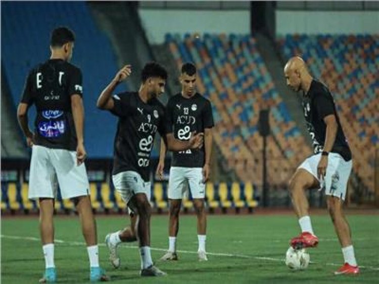 منتخب مصر يخوض مرانه الأول باستاد القاهرة استعدادا للقاء جيبوتي في المغرب