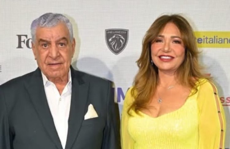 ليلى علوي تلتقي زاهي حواس على هامش مهرجان ماراتيالي السينمائي في إيطاليا