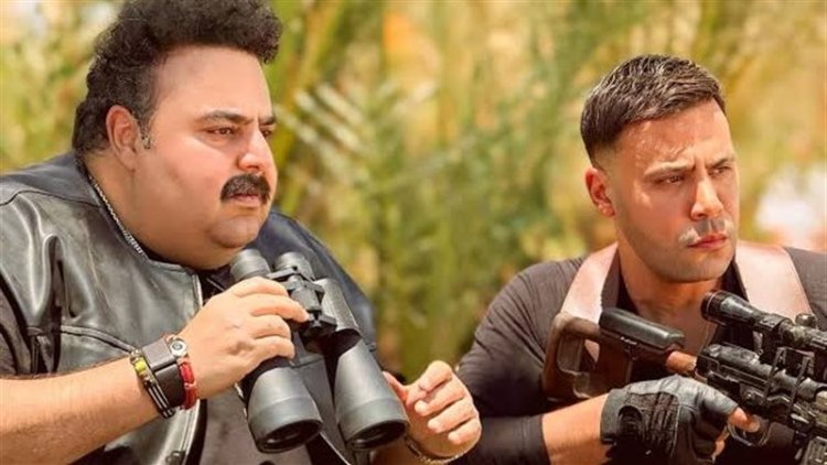 محمد إمام وشيكو يحتفلان بالعرض الخاص لفيلم «صقر وكناريا» قبل انطلاقه في السينمات