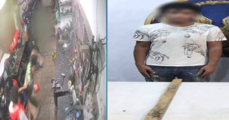 ضبط سائق توك توك ظهر فى فيديو يتعدي على صاحب ورشة بمنطقة السلام 