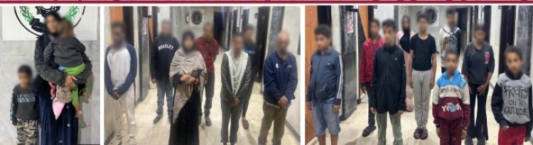 القبض على 7 رجال و4 سيدات استغلوا 17 طفل فى التسول 
