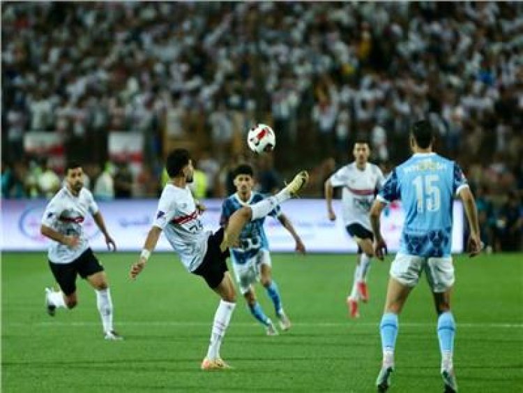 بيراميدز يتقدم على الزمالك بهدف في الشوط الأول لنهائي الكأس