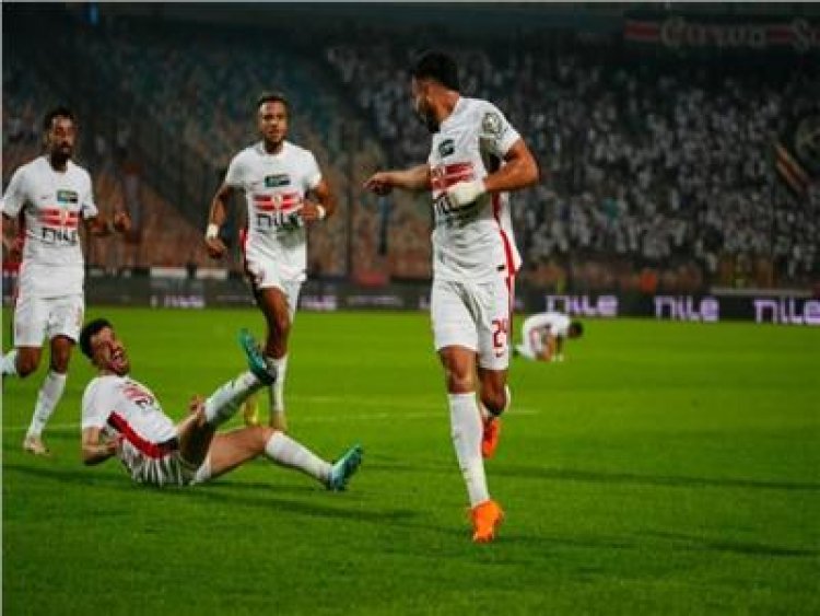 الزمالك يفوز على أبوقير بهدفين ويرتقي لصدارة الدوري