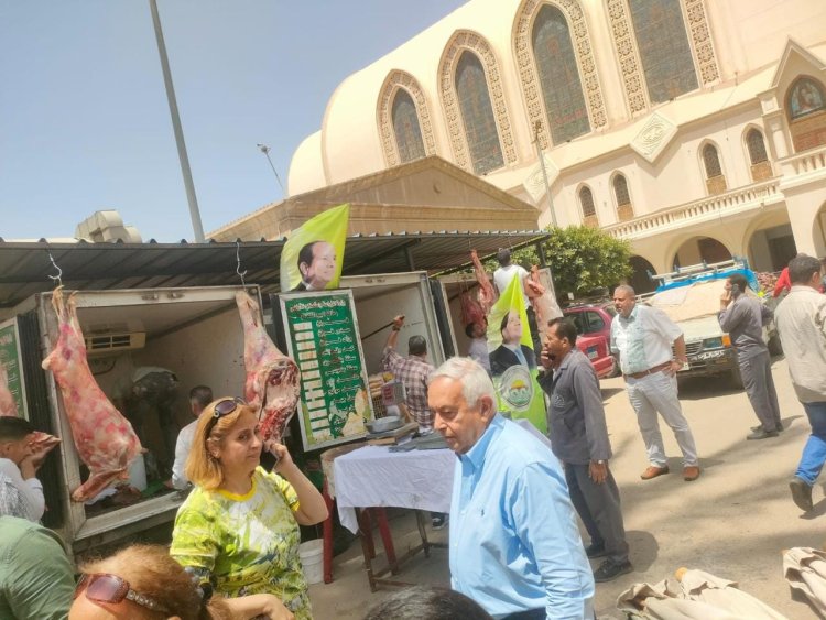 قافلة مبادرة «خير مزارعنا لأهالينا» في الكاتدرائية بالعباسية