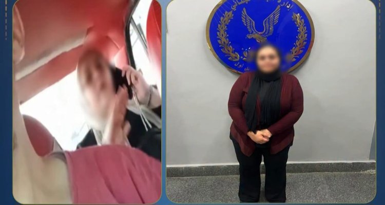 سيدة "ترمي بلاها" على سائق تاكسي بالإسكندرية بسبب خلاف على الأجرة.. والداخلية تضبطها